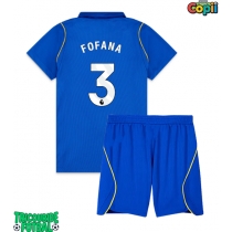Echipament fotbal Chelsea Wesley Fofana #3 Tricou Acasa 2026-27 pentru copii maneca scurta (+ Pantaloni scurti)