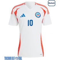 Echipament fotbal Chile Alexis Sanchez #10 Tricou Deplasare Copa America 2024 maneca scurta
