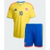Echipament fotbal Columbia James Rodriguez #10 Tricou Acasa Mondial 2026 pentru copii maneca scurta (+ Pantaloni scurti)