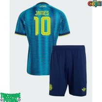 Echipament fotbal Columbia James Rodriguez #10 Tricou Deplasare Mondial 2026 pentru copii maneca scurta (+ Pantaloni scurti)