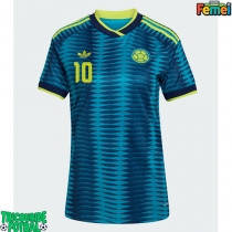 Echipament fotbal Columbia James Rodriguez #10 Tricou Deplasare Mondial 2026 pentru femei maneca scurta