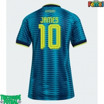 Echipament fotbal Columbia James Rodriguez #10 Tricou Deplasare Mondial 2026 pentru femei maneca scurta
