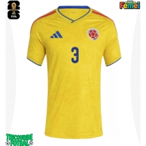 Echipament fotbal Columbia Jhon Lucumi #3 Tricou Acasa Mondial 2026 pentru femei maneca scurta