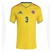 Echipament fotbal Columbia Jhon Lucumi #3 Tricou Acasa Mondial 2026 pentru femei maneca scurta