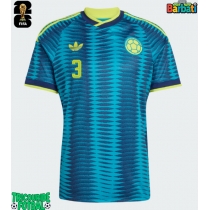 Echipament fotbal Columbia Jhon Lucumi #3 Tricou Deplasare Mondial 2026 maneca scurta