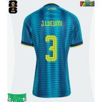 Echipament fotbal Columbia Jhon Lucumi #3 Tricou Deplasare Mondial 2026 pentru femei maneca scurta