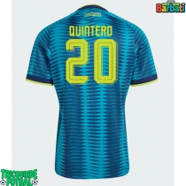 Echipament fotbal Columbia Juan Fernando Quintero #20 Tricou Deplasare Mondial 2026 maneca scurta