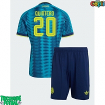 Echipament fotbal Columbia Juan Fernando Quintero #20 Tricou Deplasare Mondial 2026 pentru copii maneca scurta (+ Pantaloni scurti)