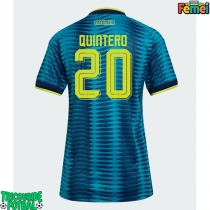Echipament fotbal Columbia Juan Fernando Quintero #20 Tricou Deplasare Mondial 2026 pentru femei maneca scurta