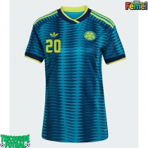 Echipament fotbal Columbia Juan Fernando Quintero #20 Tricou Deplasare Mondial 2026 pentru femei maneca scurta