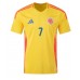 Echipament fotbal Columbia Luis Diaz #7 Tricou Acasa Copa America 2024 maneca scurta
