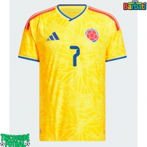 Echipament fotbal Columbia Luis Diaz #7 Tricou Acasa Mondial 2026 maneca scurta