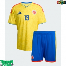 Echipament fotbal Columbia Rafael Santos Borre #19 Tricou Acasa Mondial 2026 pentru copii maneca scurta (+ Pantaloni scurti)