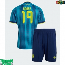 Echipament fotbal Columbia Rafael Santos Borre #19 Tricou Deplasare Mondial 2026 pentru copii maneca scurta (+ Pantaloni scurti)