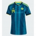 Echipament fotbal Columbia Rafael Santos Borre #19 Tricou Deplasare Mondial 2026 pentru femei maneca scurta