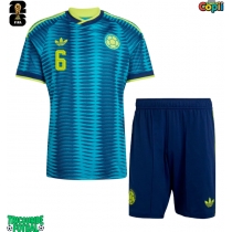 Echipament fotbal Columbia Richard Rios #6 Tricou Deplasare Mondial 2026 pentru copii maneca scurta (+ Pantaloni scurti)