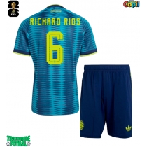 Echipament fotbal Columbia Richard Rios #6 Tricou Deplasare Mondial 2026 pentru copii maneca scurta (+ Pantaloni scurti)