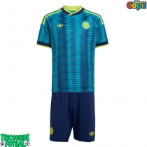 Echipament fotbal Columbia Tricou Deplasare Mondial 2026 pentru copii maneca scurta (+ Pantaloni scurti)