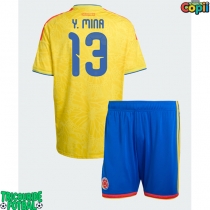 Echipament fotbal Columbia Yerry Mina #13 Tricou Acasa Mondial 2026 pentru copii maneca scurta (+ Pantaloni scurti)