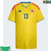 Echipament fotbal Columbia Yerry Mina #13 Tricou Acasa Mondial 2026 pentru femei maneca scurta
