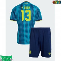 Echipament fotbal Columbia Yerry Mina #13 Tricou Deplasare Mondial 2026 pentru copii maneca scurta (+ Pantaloni scurti)