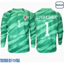 Echipament fotbal Croaţia Dominik Livakovic #1 Portar Tricou Deplasare European 2024 maneca lunga