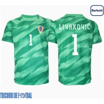 Echipament fotbal Croaţia Dominik Livakovic #1 Portar Tricou Deplasare European 2024 maneca scurta