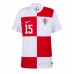 Echipament fotbal Croaţia Mario Pasalic #15 Tricou Acasa European 2024 maneca scurta Echipament fotbal Croaţia Mario Pasalic #15 Tricou Acasa European 2024 maneca scurta