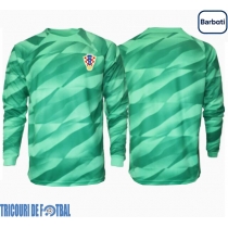 Echipament fotbal Croaţia Portar Tricou Deplasare European 2024 maneca lunga