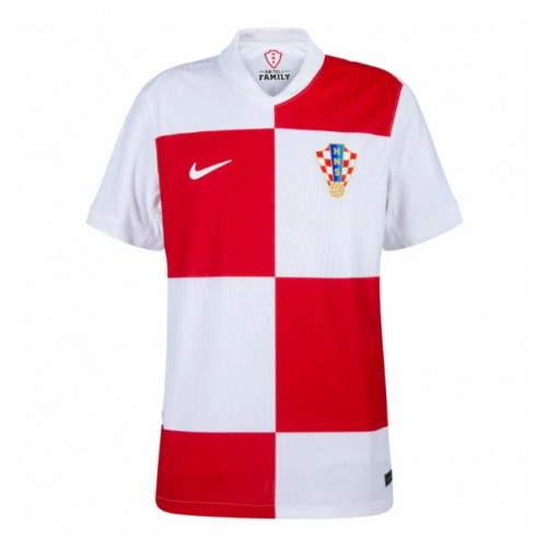 Echipament fotbal Croaţia Tricou Acasa European 2024 maneca scurta Echipament fotbal Croaţia Tricou Acasa European 2024 maneca scurta