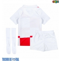 Echipament fotbal Croaţia Tricou Acasa European 2024 pentru copii maneca scurta (+ Pantaloni scurti)