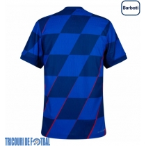 Echipament fotbal Croaţia Tricou Deplasare European 2024 maneca scurta
