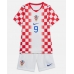 Echipament fotbal Croația Andrej Kramaric #9 Tricou Acasa Mondial 2026 pentru copii maneca scurta (+ Pantaloni scurti)