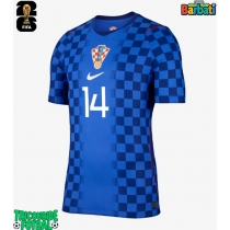Echipament fotbal Croația Ivan Perisic #14 Tricou Deplasare Mondial 2026 maneca scurta