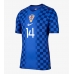 Echipament fotbal Croația Ivan Perisic #14 Tricou Deplasare Mondial 2026 maneca scurta