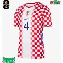 Echipament fotbal Croația Josko Gvardiol #4 Tricou Acasa Mondial 2026 maneca scurta