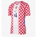 Echipament fotbal Croația Josko Gvardiol #4 Tricou Acasa Mondial 2026 maneca scurta