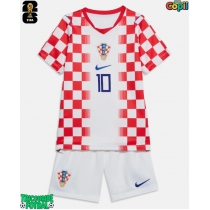 Echipament fotbal Croația Luka Modric #10 Tricou Acasa Mondial 2026 pentru copii maneca scurta (+ Pantaloni scurti)