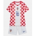 Echipament fotbal Croația Luka Modric #10 Tricou Acasa Mondial 2026 pentru copii maneca scurta (+ Pantaloni scurti)