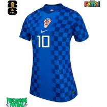 Echipament fotbal Croația Luka Modric #10 Tricou Deplasare Mondial 2026 pentru femei maneca scurta