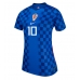 Echipament fotbal Croația Luka Modric #10 Tricou Deplasare Mondial 2026 pentru femei maneca scurta