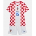Echipament fotbal Croația Mario Pasalic #15 Tricou Acasa Mondial 2026 pentru copii maneca scurta (+ Pantaloni scurti)