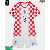 Echipament fotbal Croația Mateo Kovacic #8 Tricou Acasa Mondial 2026 pentru copii maneca scurta (+ Pantaloni scurti)