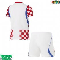 Echipament fotbal Croația Tricou Acasa Mondial 2026 pentru copii maneca scurta (+ Pantaloni scurti)