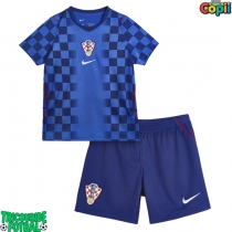 Echipament fotbal Croația Tricou Deplasare Mondial 2026 pentru copii maneca scurta (+ Pantaloni scurti)