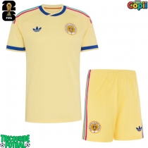 Echipament fotbal Curaçao Tricou Deplasare Mondial 2026 pentru copii maneca scurta (+ Pantaloni scurti)