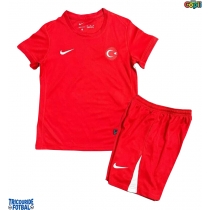Echipament fotbal Curcan Tricou Deplasare European 2024 pentru copii maneca scurta (+ Pantaloni scurti)
