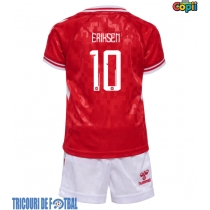 Echipament fotbal Danemarca Christian Eriksen #10 Tricou Acasa European 2024 pentru copii maneca scurta (+ Pantaloni scurti)