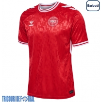 Echipament fotbal Danemarca Tricou Acasa European 2024 maneca scurta