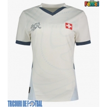Echipament fotbal Elveţia Tricou Deplasare European 2024 pentru femei maneca scurta